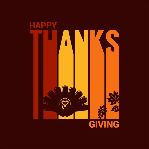 Thanksgiving turkey abstract background — Stock vektor