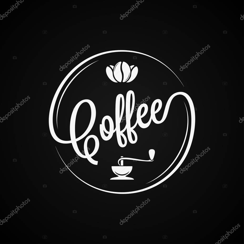 Coffee Logo Vintage Design Background 8 eps