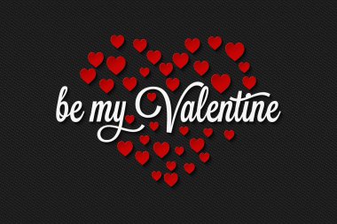 Sevgililer günü Vintage kalpleri arka plan üzerinde.