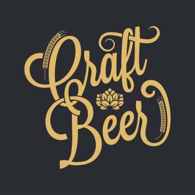 bira vintage yazı arka plan