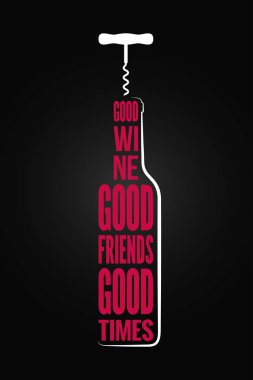 şarap şişesi logo tasarım arka plan
