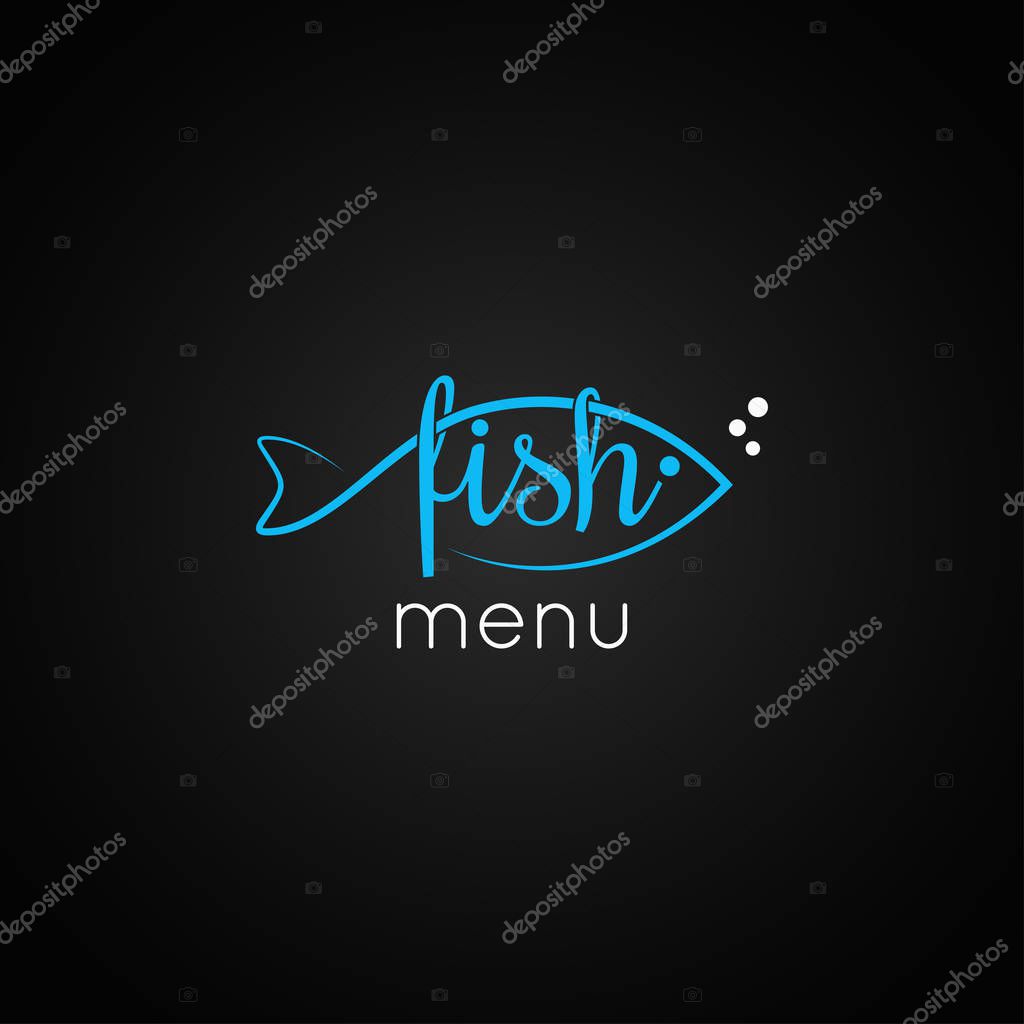 Fish seafood design vector background 10 eps