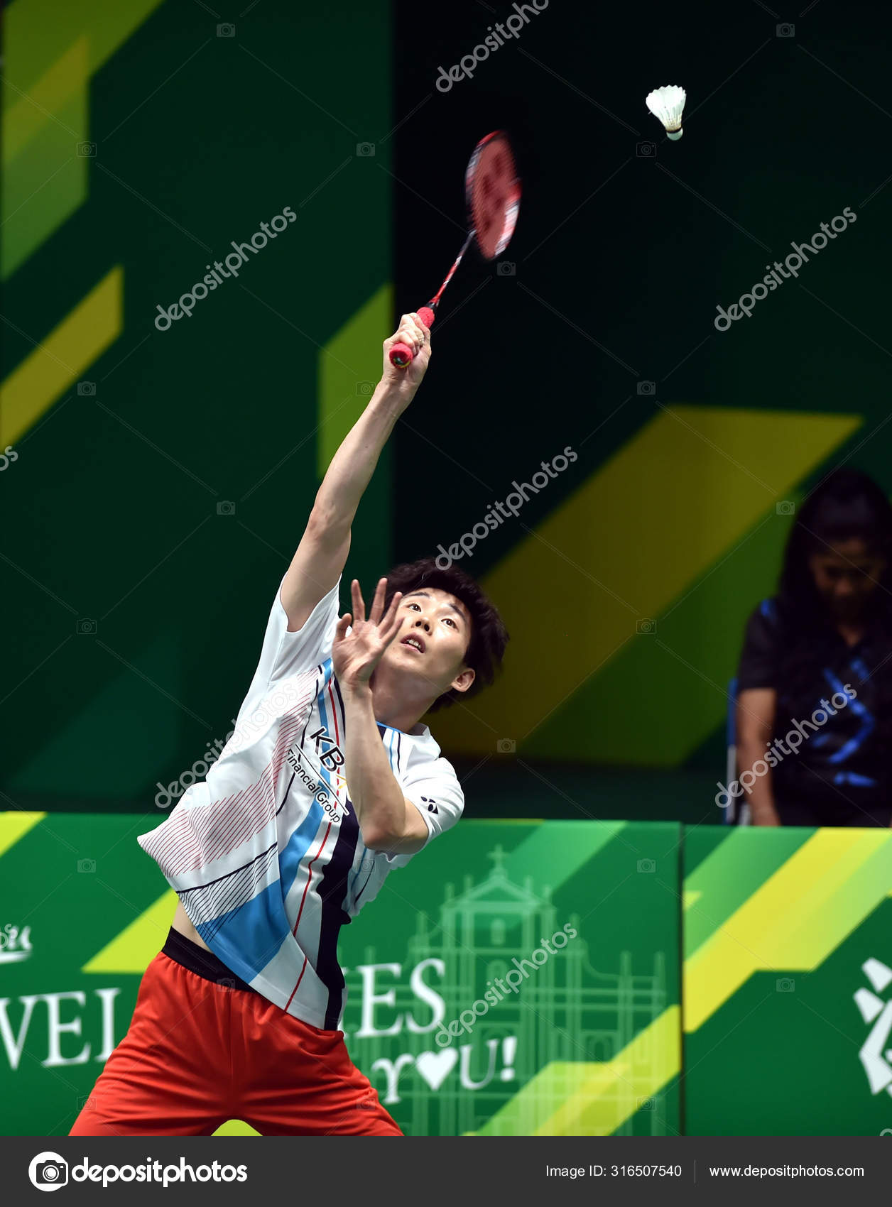 CHINA CHINESE MACAU MACAO OPEN BADMINTON CHAMPIONSHIPS SINGLE Stock
