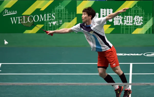Čína čínské Macao Macao Open Badminton mistrovství single — Stock fotografie