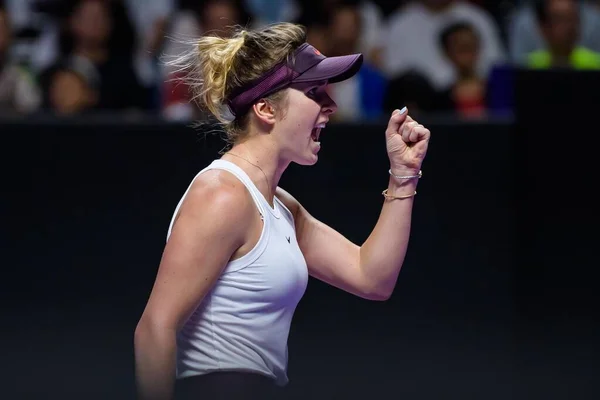 CHINA CHINESE GUANGDONG SHENZHEN WTA FINALS 2019 SINGLE FINAL — Stock Photo, Image