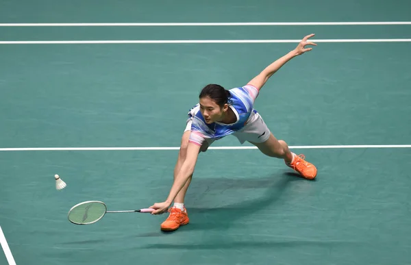 Çin Çin Macau Macao Açık Badminton Şampiyonası Bekar — Stok fotoğraf