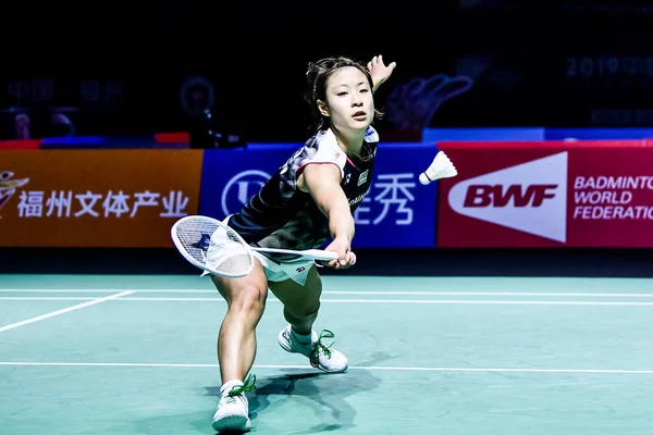 China Chinese Fuzhou Open 2019 turniej pojedynczy — Zdjęcie stockowe