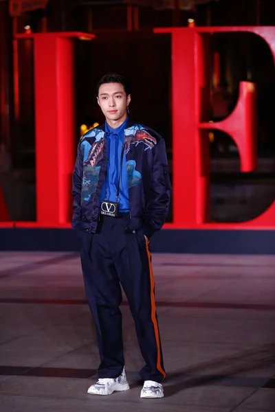 Čína čínské Zhang Yixing Valentino Haute Couture Show Peking — Stock fotografie