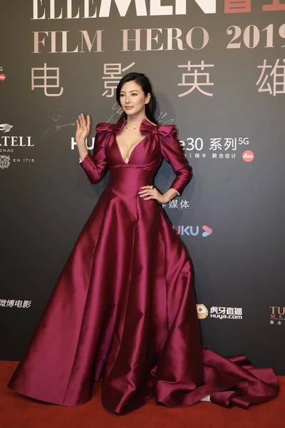 CHINA CHINESE ELLE HOMBRE FILM HERO 2019 BEIJING — Foto de Stock