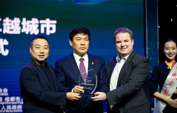 CHINA CHINESE SICHUAN CHENGDU ITTF MUNDIAL DE LOS HOMBRES CUP — Foto de Stock