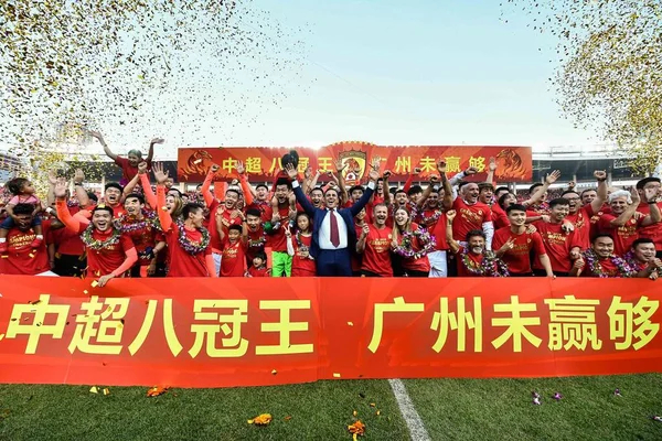 CHINA CHINESE 2019 CHINESE SUPER LEAGUE SCORE FINAL — Fotografia de Stock