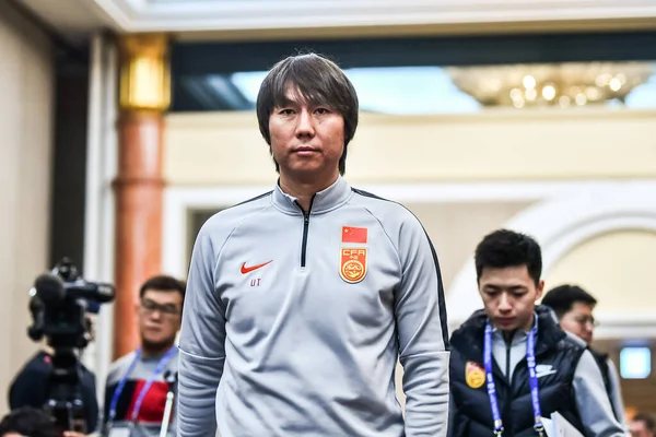 中国韓国釜山東アジアカップコーチ会議 — ストック写真