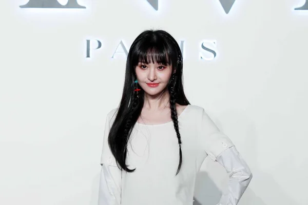 CHINA CHINESE ACTRESS ZHENG SHUANG BRAND PROMOTION EVENT BEIJING — Stock Photo, Image