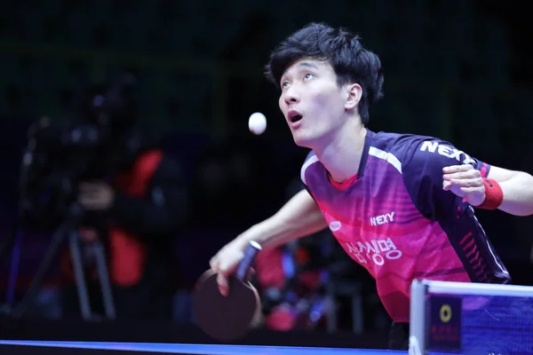 CHINA CHINESE SICHUAN CHENGDU ITTF MEN 'S WORLD CUP — стоковое фото