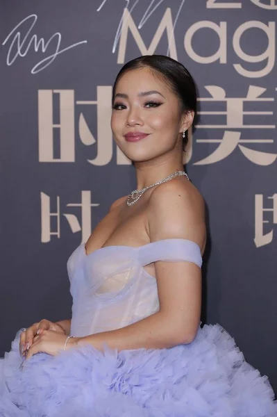 Çinli Naomi Wang Ju 2019 Cosmo Glam Gecesi Şangay — Stok fotoğraf