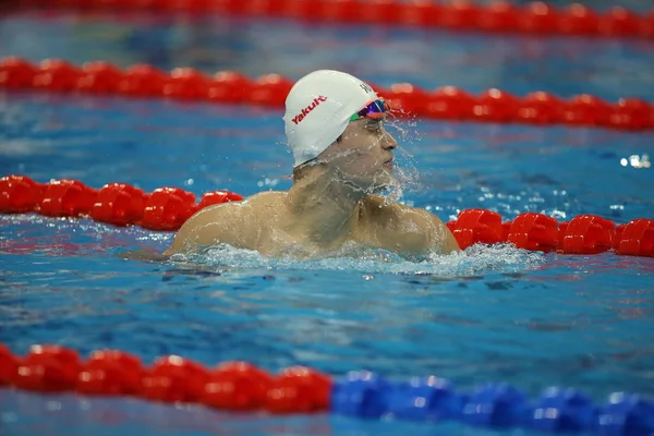 Sun Yang Pływa Basenie Mistrzostwach Świata Pływaniu 2019 1500 Metrowy — Zdjęcie stockowe