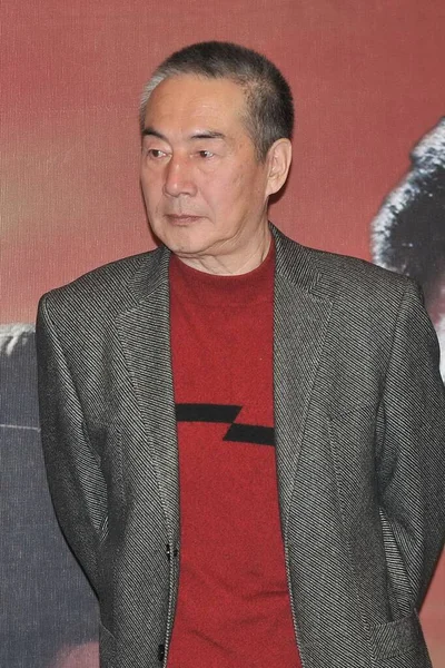 中国演员杜玉露出席了2010年12月29日在中国北京举行的历史电视连续剧 黎明前的黑暗 发布会 — 图库照片