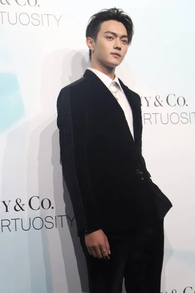 Actor Modelo Chino Kai Asiste Evento Promocional Tiffany Shanghai China — Foto de Stock