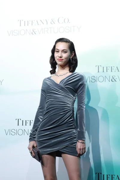 Amerikaans Model Actrice Zangeres Designer Basis Japan Mizuhara Kiko Neemt — Stockfoto