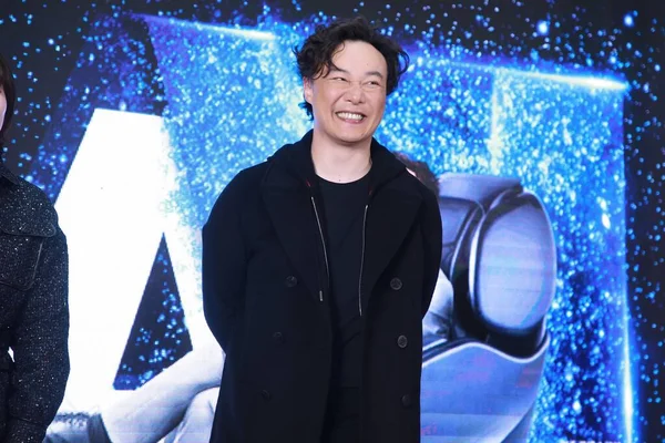 香港の歌手であり俳優でもあるEason Chanは 2019年3月3日に中国 上海で開催されるマッサージブランドプロモーションイベントに出演します — ストック写真