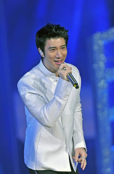 Chinese American Singer Songwriter Wang Leehom Sings Closing Ceremony Sixth — Stock Photo, Image