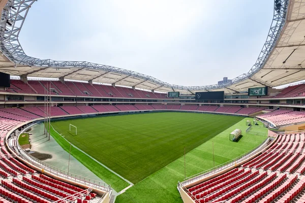 Vista Interior Del Estadio Fútbol Hongkou Cancha Shanghai Groenlandia Shenhua — Foto de Stock