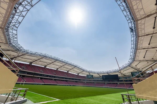 Vista Interior Del Estadio Fútbol Hongkou Cancha Shanghai Groenlandia Shenhua — Foto de Stock