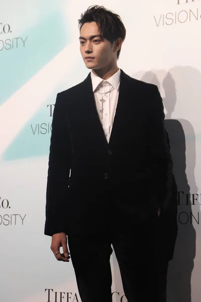 Actor Modelo Chino Kai Asiste Evento Promocional Tiffany Shanghai China —  Fotos de Stock