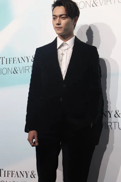 Actor Modelo Chino Kai Asiste Evento Promocional Tiffany Shanghai China — Foto de Stock