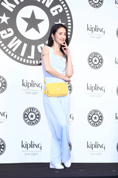 Tajwańska Aktorka Piosenkarka Ariel Lin Uczestniczy Imprezie Promocyjnej Belgijskiej Marki — Zdjęcie stockowe
