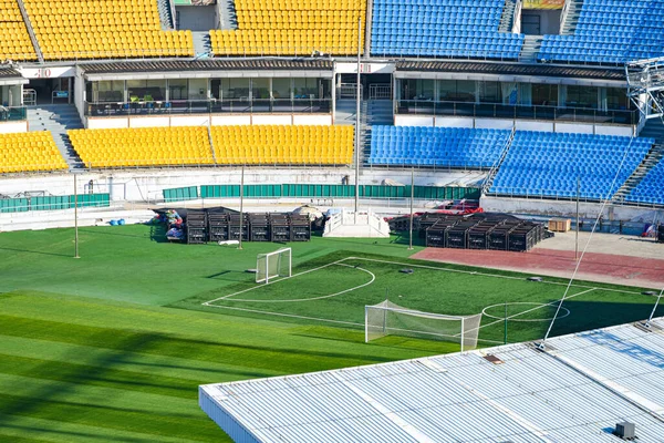 Uma Vista Aérea Estádio Dos Trabalhadores Estádio Polivalente Que Será — Fotografia de Stock