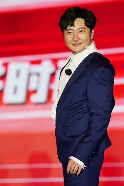中国演员郭晶飞出席了 记者会 2020年5月13日在中国上海举行的中国综艺表演 — 图库照片