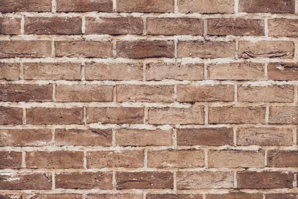 Brown brick wall background