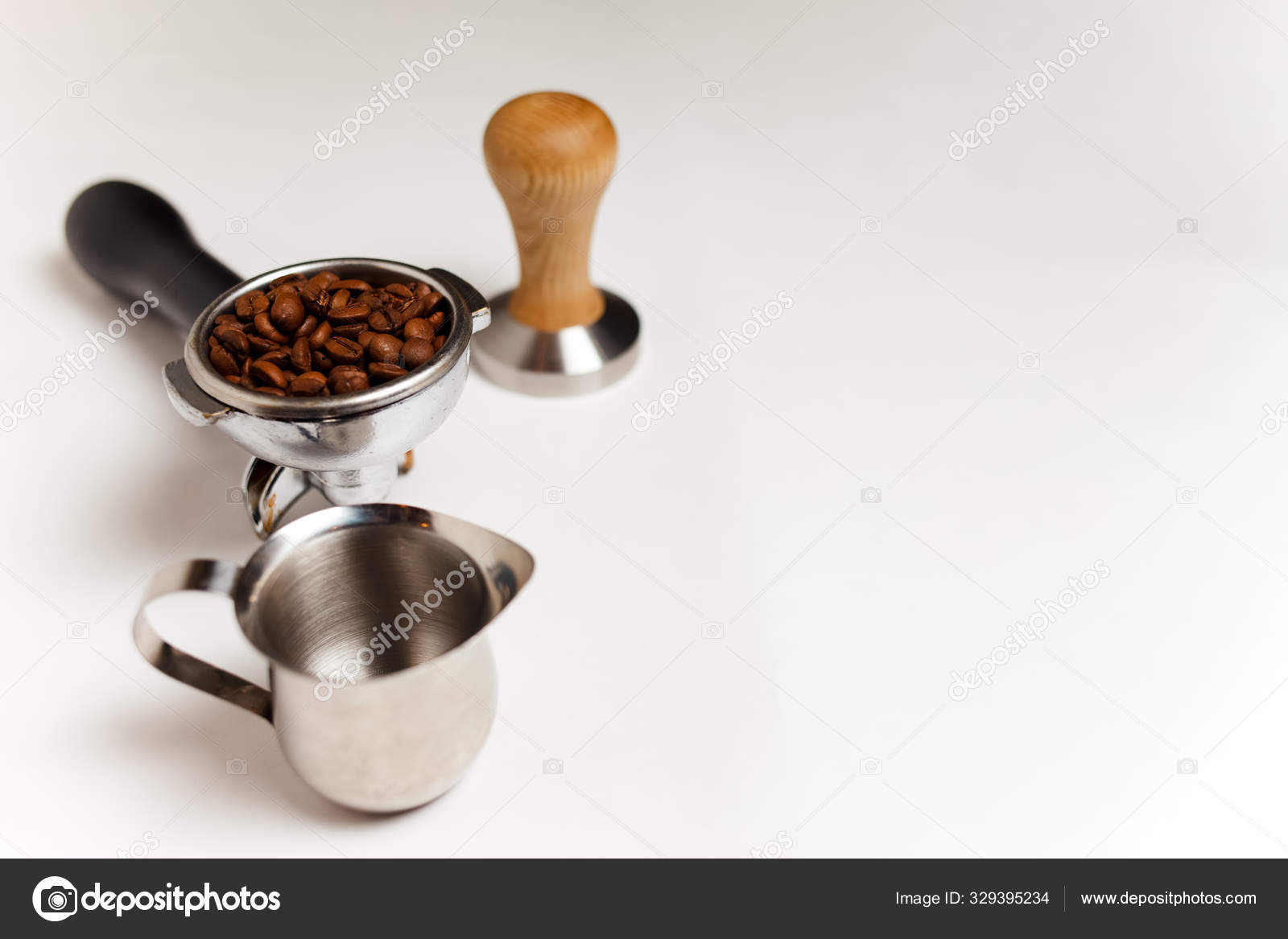 Professional Coffee Making Accessories Concept Stock Photo by  ©borodai.andrii 329395234
