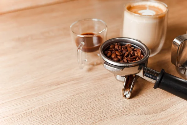 Профессиональная Концепция Приготовления Кофе — стоковое фото