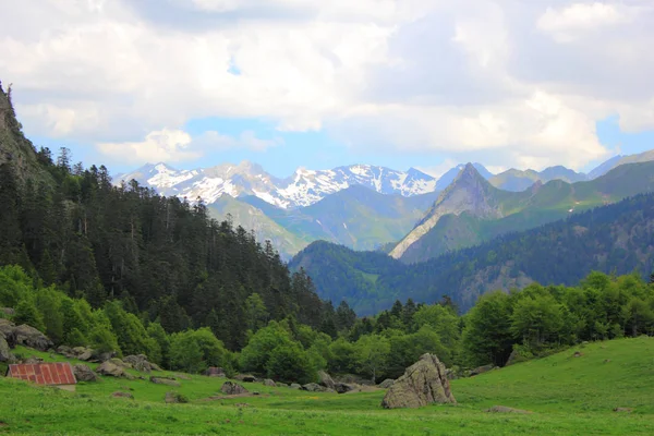 Summer in the Pyrenees mountains