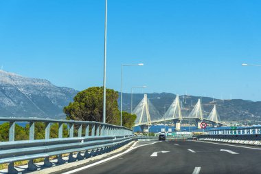 Soçi, Rusya 'daki yol manzarası.