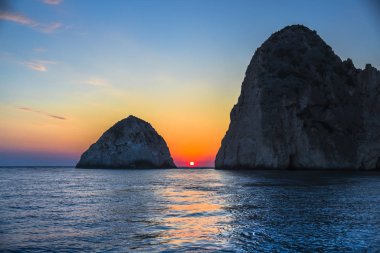 Denizde gün batımı