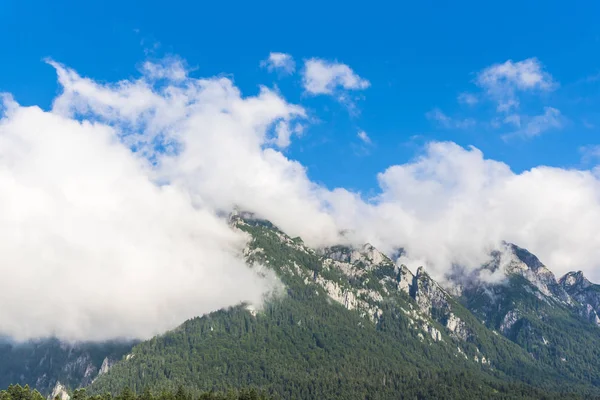 俯瞰阿尔卑斯山的景色 — 图库照片
