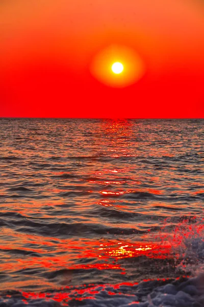 Beautiful Sunset Sea — Stock Photo, Image