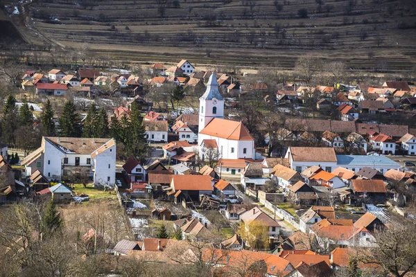 Повітряний Вид Місто Опідос Португалії — стокове фото