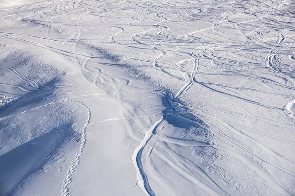 Skipiste Sneeuw — Stockfoto