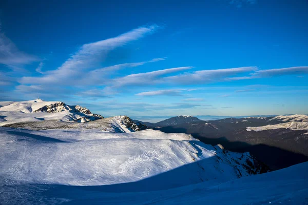 Vista Das Montanhas Nos Alpes — Fotografia de Stock