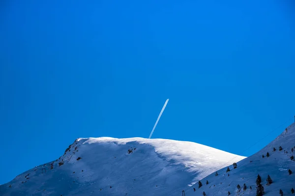 Lyžařské Středisko Zimních Horách — Stock fotografie