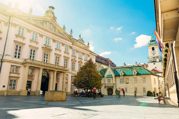 Bratislava Slovakia September 2016 Primate Palace Primacialne Namestie Primate Square — Stock Photo, Image