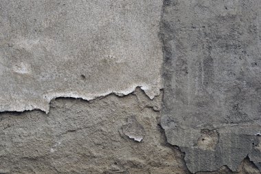 Grunge, kaba, boğuk eski duvar boyalı kısmı ile alçı