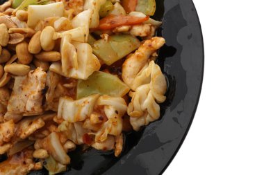 Çin yemeği. Tavuk fıstık ve sebze ile