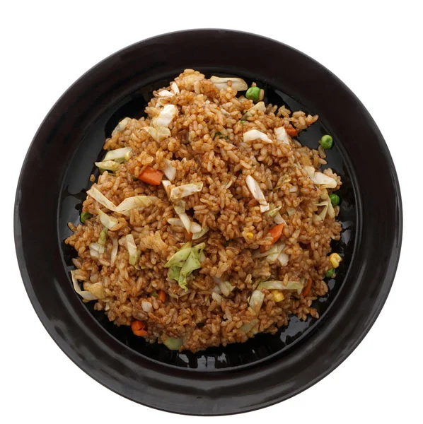 Çin yemeği. Soya soslu sebzeli pilav