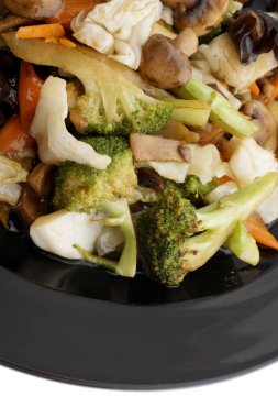 Çin yemeği. Kızarmış sebze Çin yolda