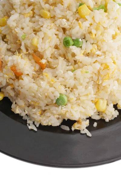 Comida chinesa. Arroz com ovos e legumes — Fotografia de Stock